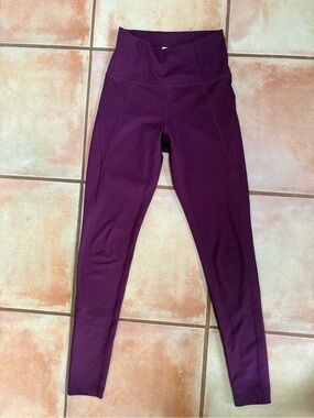 Girlfriend Collective Plum Active Leggings XS